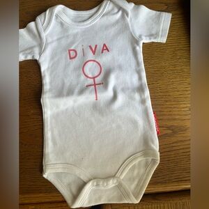 New Diva Onesie 3-6 Months
